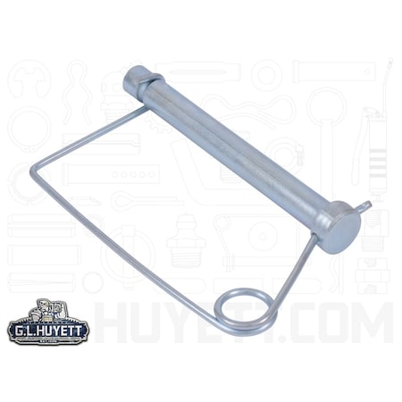 Huyett Snap Pin Coil Tension 3/8 x 3-1/2 ZC SNIC-0375-3500